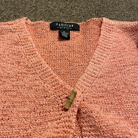 Vintage XL Parisian Signature Cardigan - Picture 3 of 4